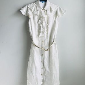 White Antonio Melani dress